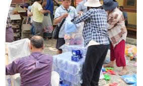 Donation to Earthquake Affected People in Parami Ward, Sagaing, Sagaing Region