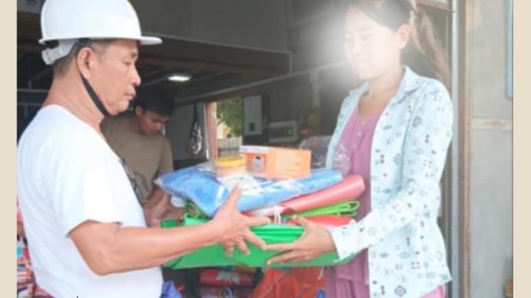 ငလျင်ဒဏ်ခံစားနေရသော စစ်ကိုင်းတိုင်းသို့ ပြည်ကြီးခင်အသင်း သွားရောက်လှူဒါန်းခြင်း (ဒုတိယအကြိမ်)