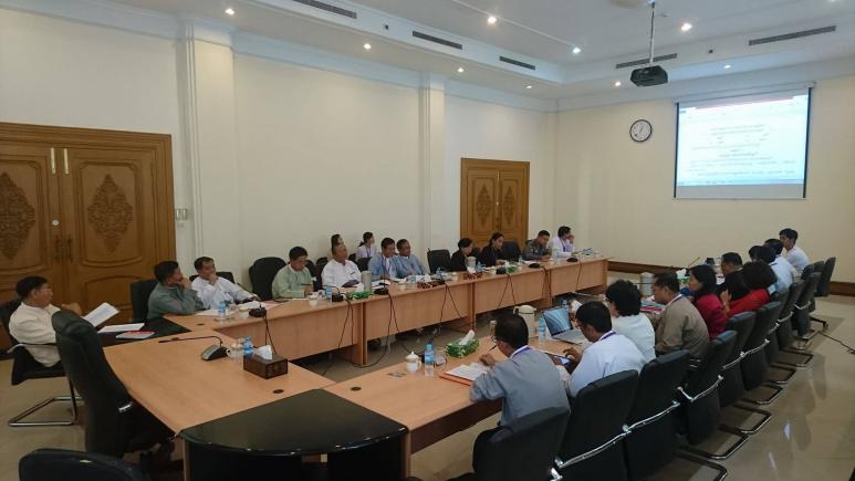 Second law drafting meeting with Government, the commission on assessment of leagal affairs and special issues, Union Parleiment and Civil Society Organization