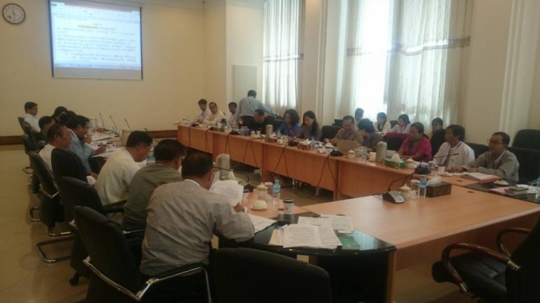 Second law drafting meeting with Government, the commission on assessment of leagal affairs and special issues, Union Parleiment and Civil Society Organization
