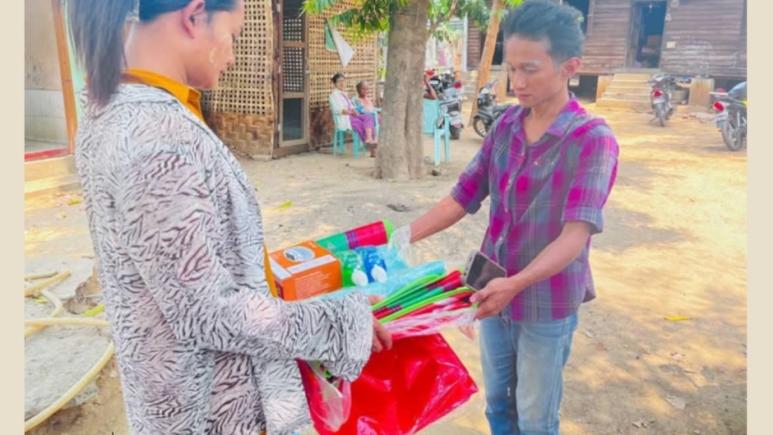 ငလျင်ဒဏ်ခံစားနေရသော စစ်ကိုင်းတိုင်းသို့ ပြည်ကြီးခင်အသင်း သွားရောက်လှူဒါန်းခြင်း (ဒုတိယအကြိမ်)