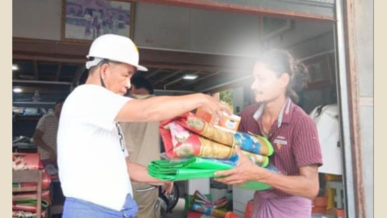 ငလျင်ဒဏ်ခံစားနေရသော စစ်ကိုင်းတိုင်းသို့ ပြည်ကြီးခင်အသင်း သွားရောက်လှူဒါန်းခြင်း (ဒုတိယအကြိမ်)
