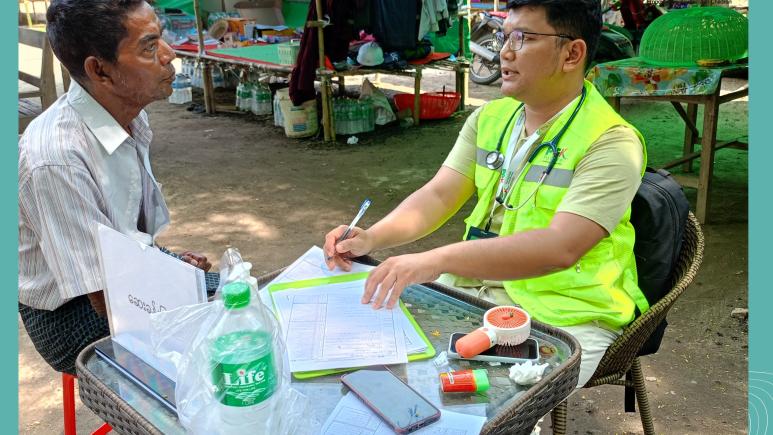 ငလျင်ဒဏ်ခံစားခဲ့ရသော စစ်ကိုင်းတိုင်းဒေသကြီး၊ စစ်ကိုင်းမြို့တွင် mobile clinic ကျန်းမာရေးစောင့်ရှောက်မှုပေးခြင်း (Batch 4)