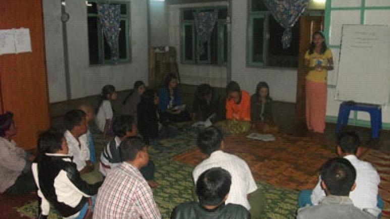 SHG event /meeting and awareness for men group. 