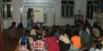 Community awareness session ( Late Evening/Night  ) at Pindaya .